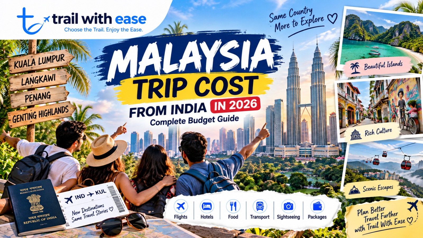 Malaysia trip cost from India in 2026 complete budget guide