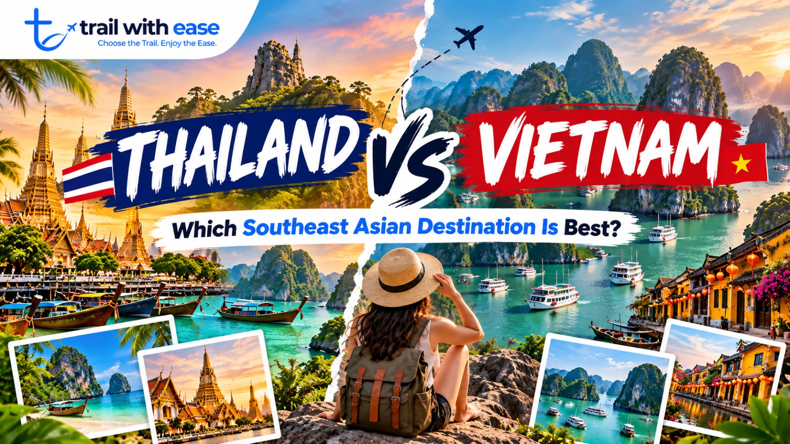 Thailand vs Vietnam travel comparison for Indian travellers
