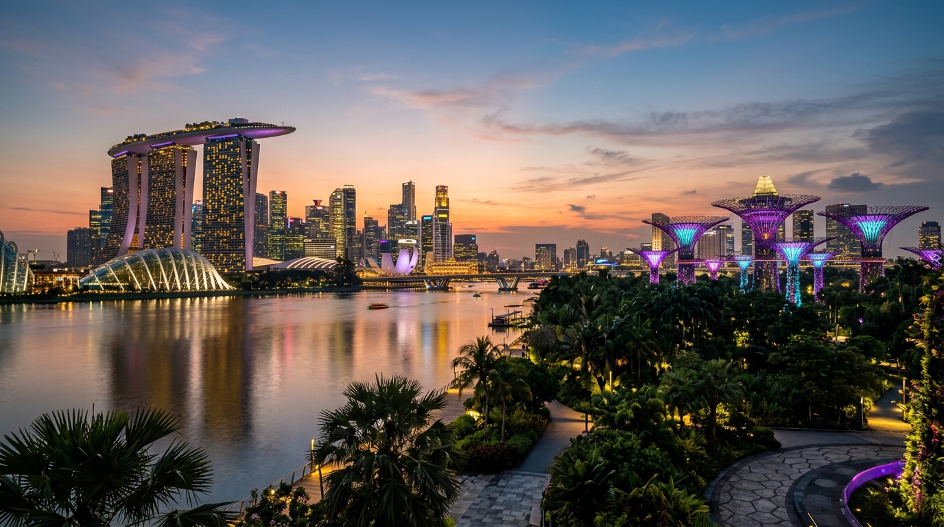 Singapore 5 Days Itinerary - Marina Bay and Gardens by the Bay Skyline Singapore 5 Days Itinerary - Marina Bay and Gardens by the Bay Skyline